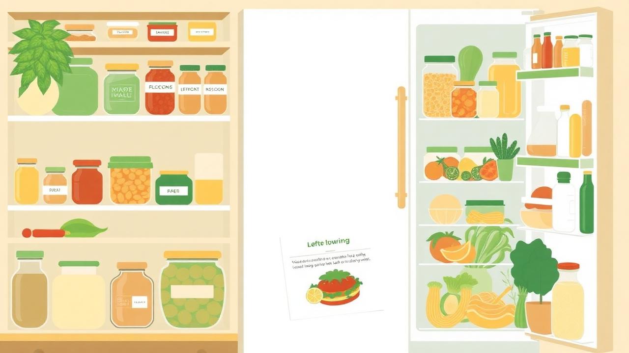 Garde-manger bien organisé et idées de repas anti-gaspillage